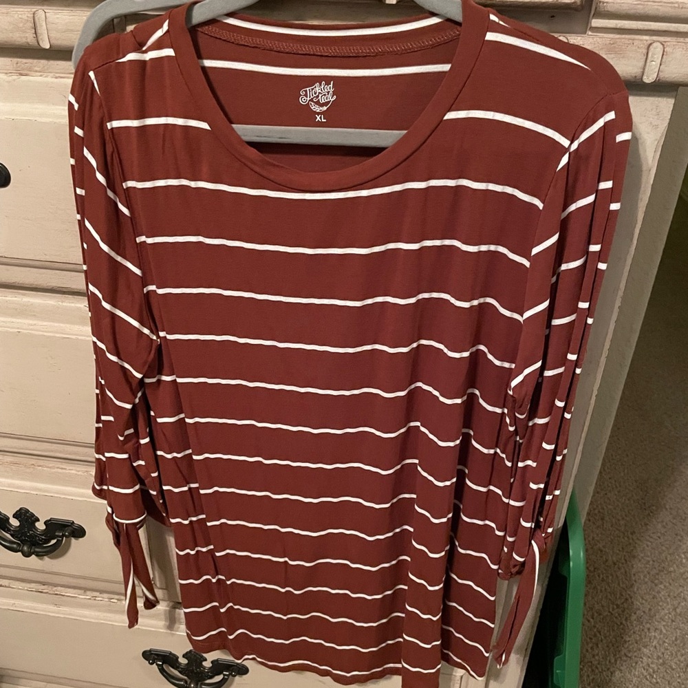 Tie Sleeve 3/4 Shirt